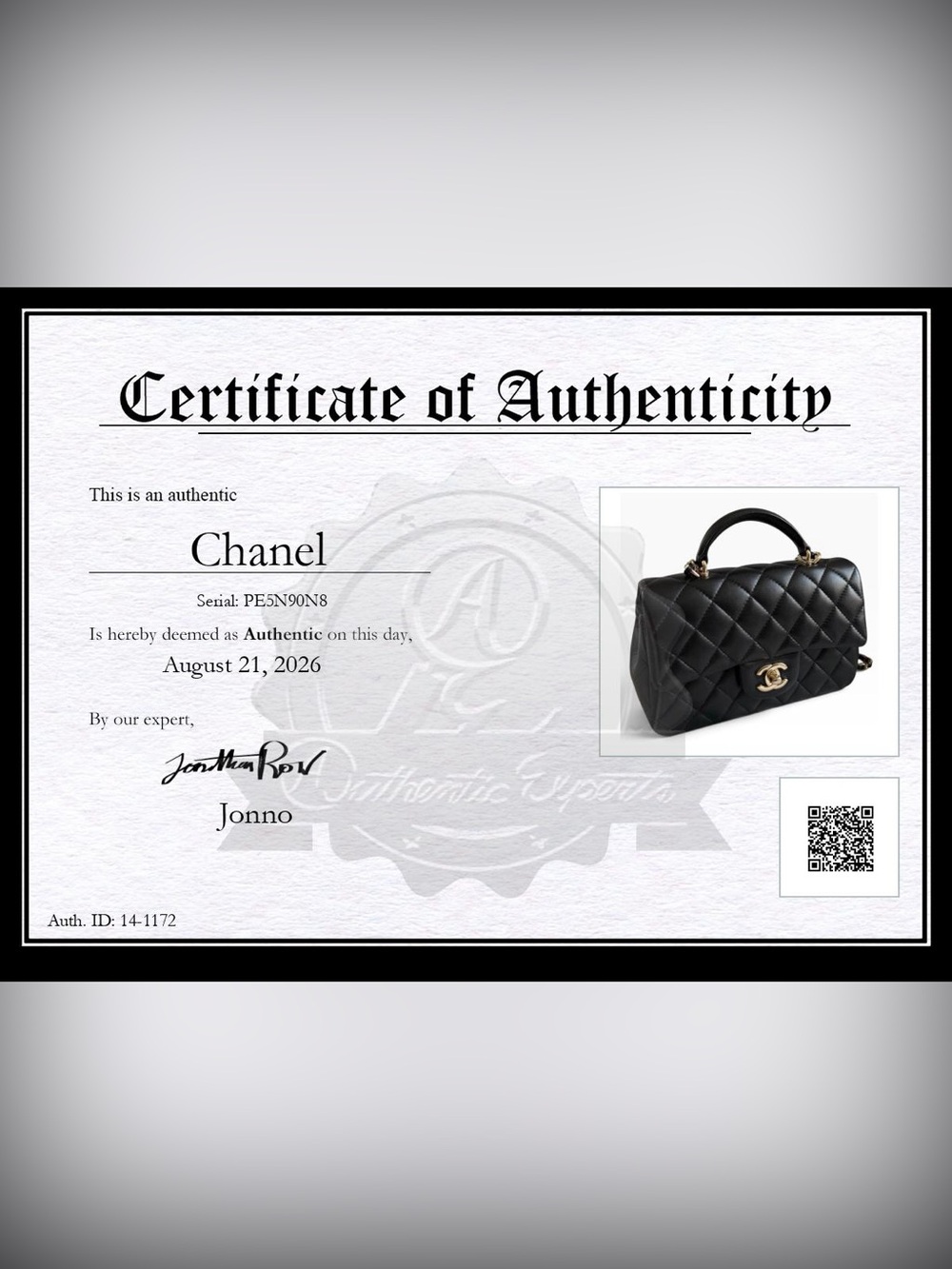 Chanel Classic Mini Rectangular Top Handle Quilted Lambskin Gold tone hardware - Picture 5 of 16